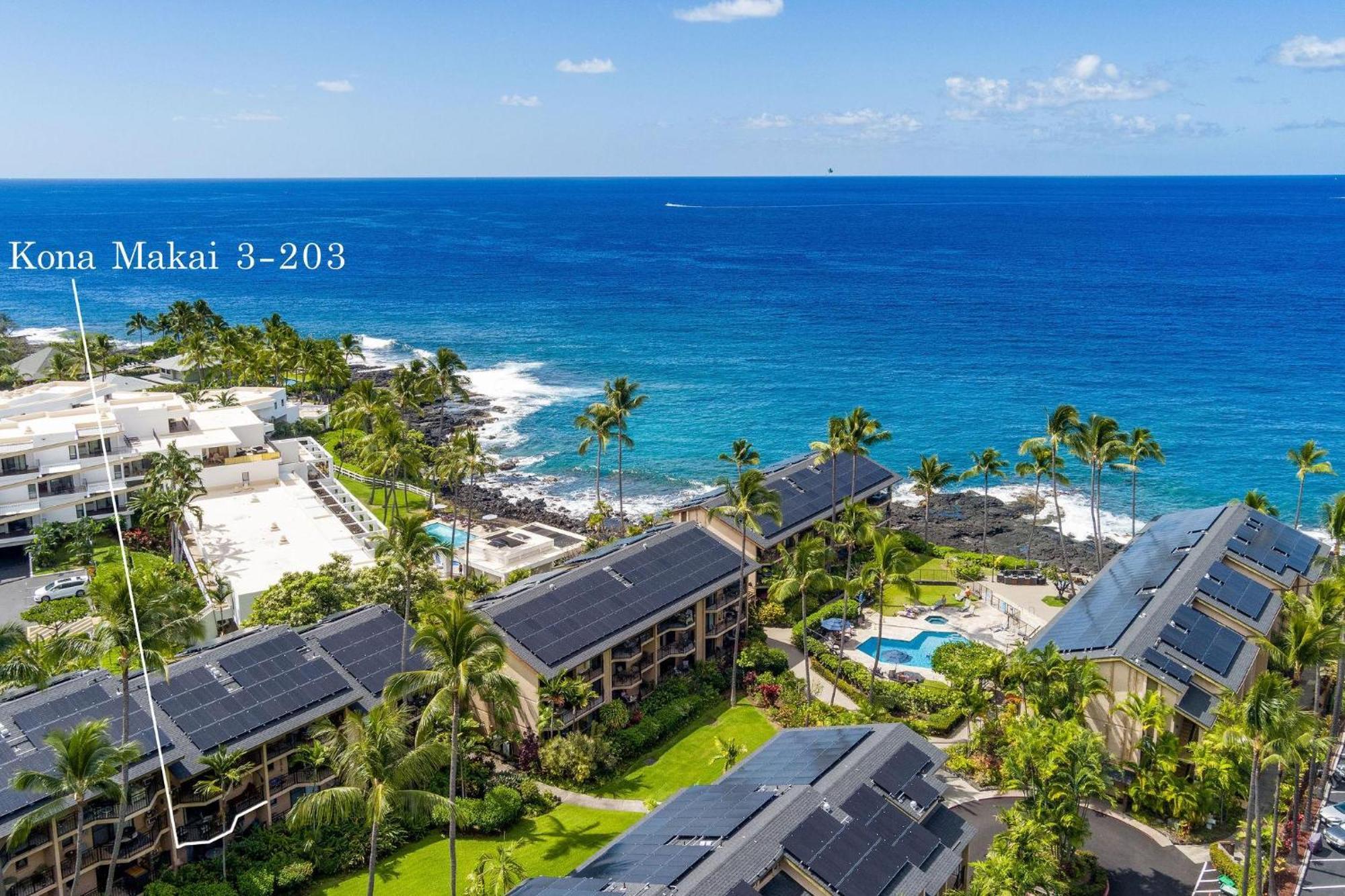 Villa Kona Makai 3-203 à Kailua-Kona Extérieur photo